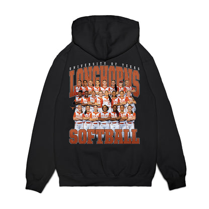 Texas - NCAA Softball : Team Collage Premium Hooded Sweatshirt-1