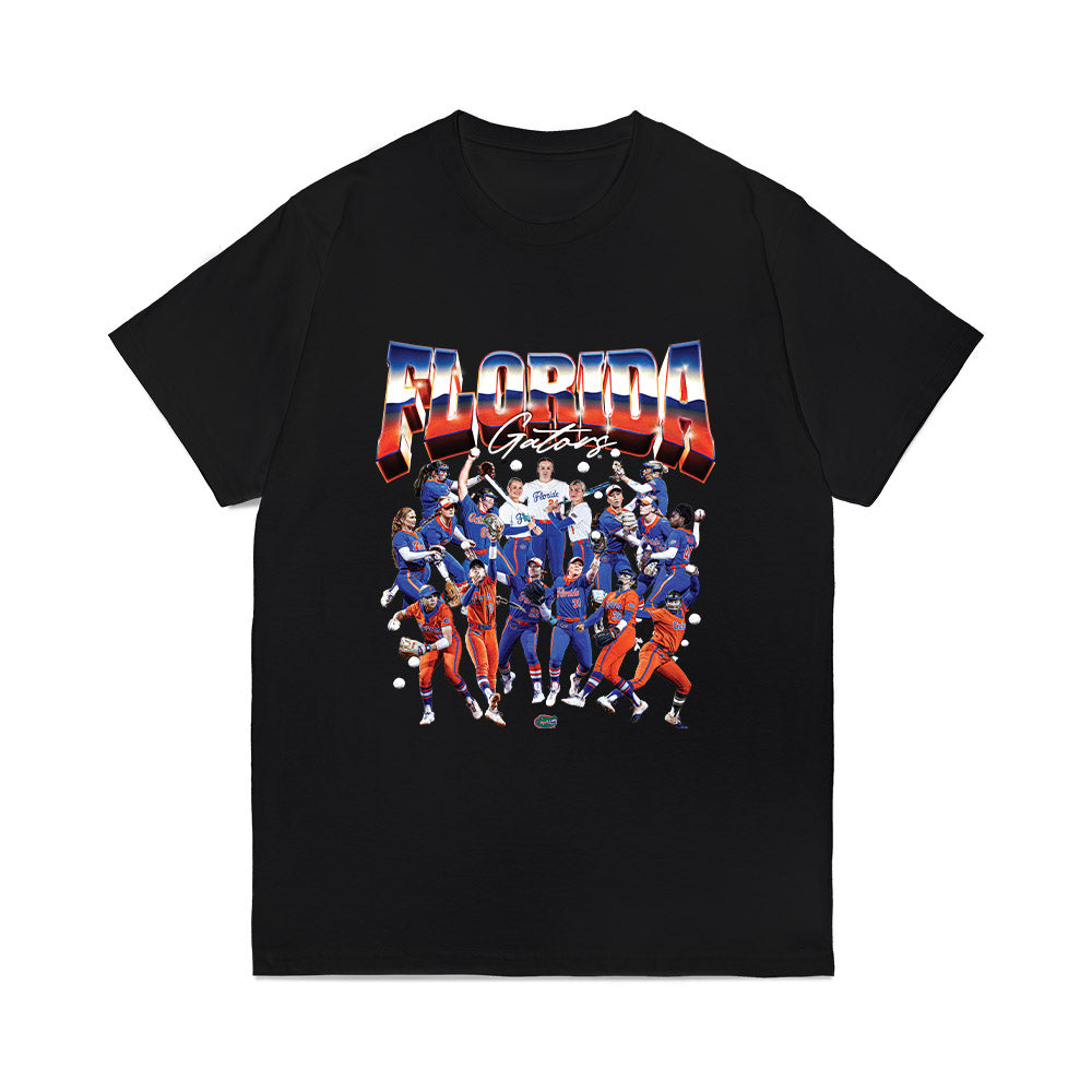 Florida - NCAA Softball : Team Collage Comfort Colors T-Shirt-0