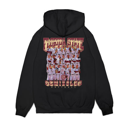 FSU - NCAA Softball : Team Collage Premium Hooded Sweatshirt-1