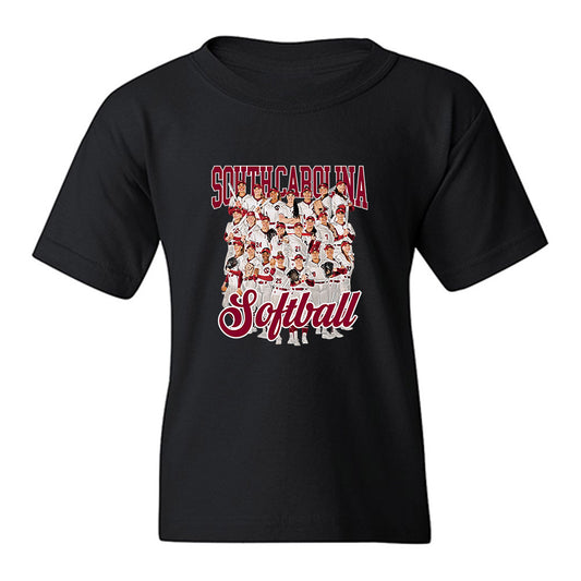 South Carolina - NCAA Softball : Team Collage Youth T-Shirt-0