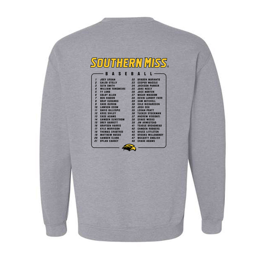 Southern Miss - NCAA Baseball : - Crewneck Sweatshirt-1