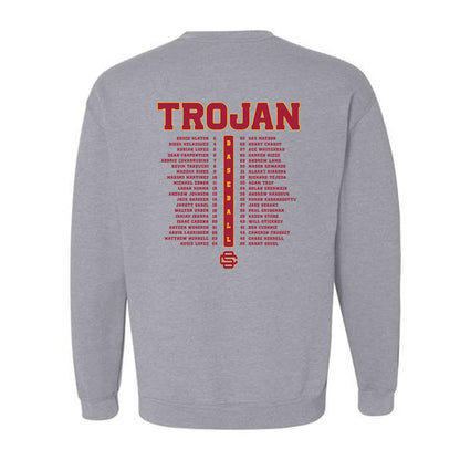USC - NCAA Baseball : Roster Crewneck Sweatshirt-1