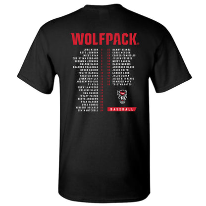 NC State - NCAA Baseball : Roster T-Shirt-1
