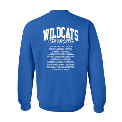 Kentucky - NCAA Baseball : Roster Crewneck Sweatshirt-1