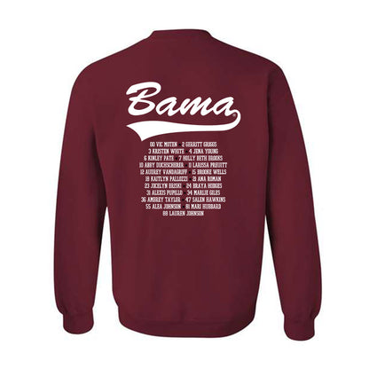 Alabama - NCAA Softball : Roster Crewneck Sweatshirt-1