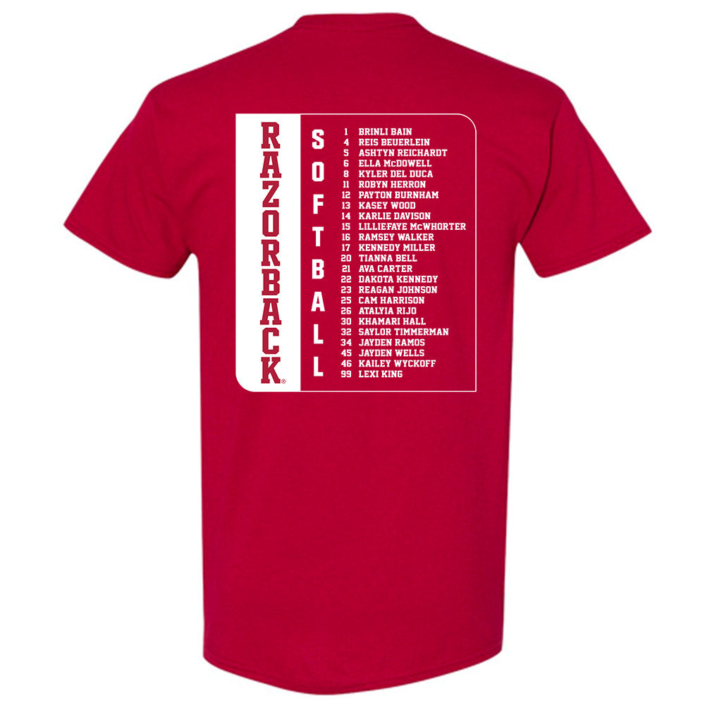 Arkansas - NCAA Softball : - T-Shirt-1