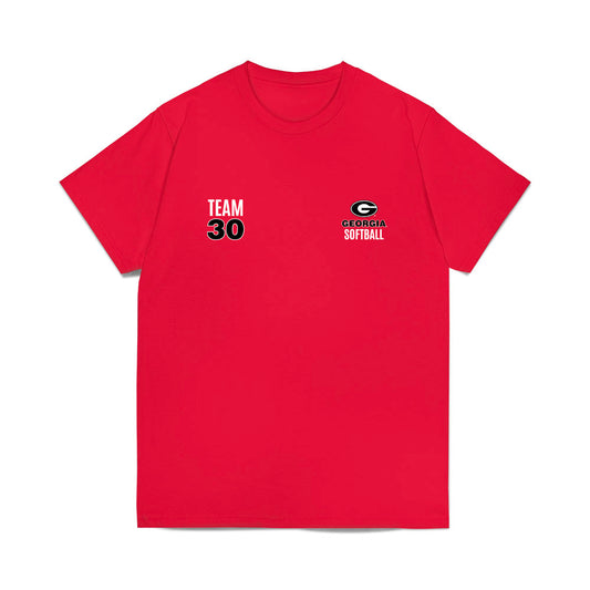 Georgia - NCAA Softball : Roster Comfort Colors T-Shirt-0
