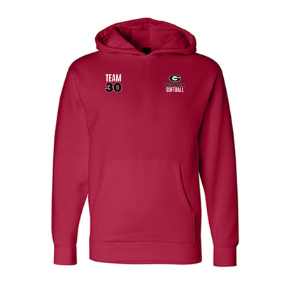 Georgia - NCAA Softball : Roster Hooded Pullover Sweatshirt-0