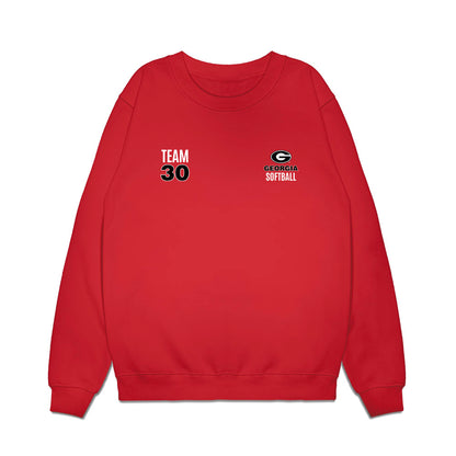 Georgia - NCAA Softball : Roster Premium Crewneck Sweatshirt-0