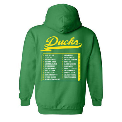 Oregon - NCAA Softball : Roster Hooded Sweatshirt-1