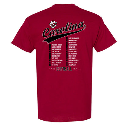 South Carolina - NCAA Softball : Roster T-Shirt-1