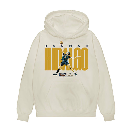 Notre Dame - NCAA Women's Basketball : Hannah Hidalgo - NCAA® March Madness® 2026 Premium Hooded Sweatshirt-0
