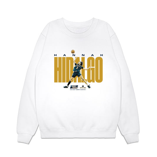 Notre Dame - NCAA Women's Basketball : Hannah Hidalgo - NCAA® March Madness® 2026 Premium Crewneck Sweatshirt-0