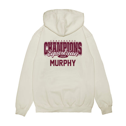 Texas A&M - NCAA Equestrian : Kacey Murphy - Conference Champions Premium Hooded Sweatshirt-1