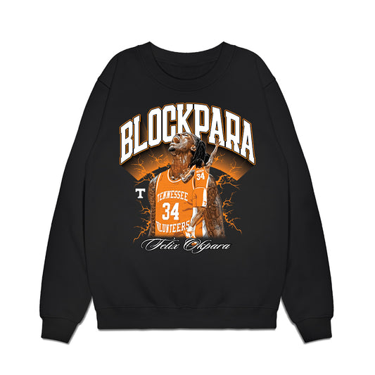 Tennessee - NCAA Men's Basketball : Felix Okpara - Blockpara Premium Crewneck Sweatshirt-0