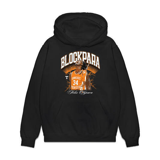 Tennessee - NCAA Men's Basketball : Felix Okpara - Blockpara Premium Hooded Sweatshirt-0