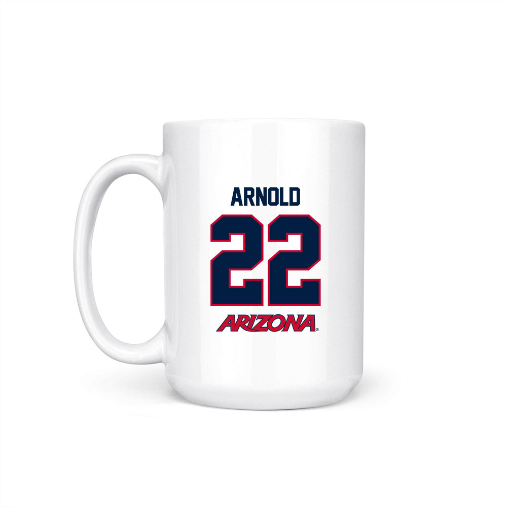 Arizona - NCAA Men's Basketball : Addison Arnold - Final Four NCAA® March Madness® 2026 Coffee Mug-1