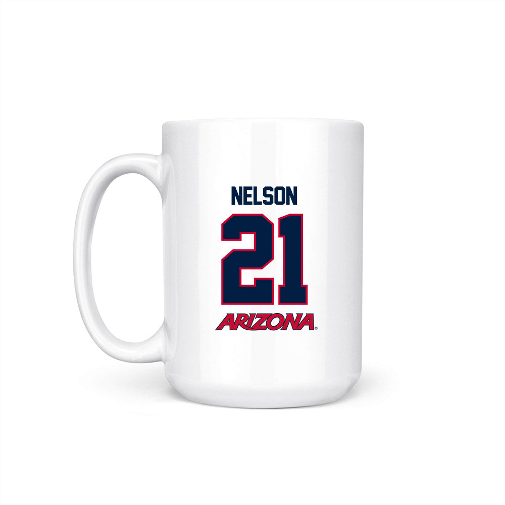 Arizona - NCAA Men's Basketball : Evan Nelson - Final Four NCAA® March Madness® 2026 Coffee Mug-1