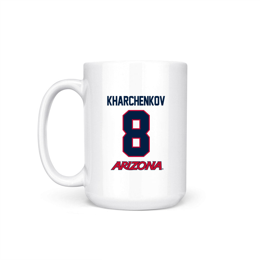 Arizona - NCAA Men's Basketball : Ivan Kharchenkov - Final Four NCAA® March Madness® 2026 Coffee Mug-1