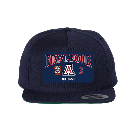 Arizona - NCAA Men's Basketball : Anthony DellOrso - Final Four NCAA® March Madness® 2026 Snapback Hat-0