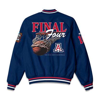Arizona - NCAA Men's Basketball : Koa Peat - Final Four NCAA® March Madness® 2026 Bomber Jacket-1