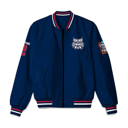 Arizona - NCAA Men's Basketball : Dwayne Aristode - Final Four NCAA® March Madness® 2026 Bomber Jacket-0