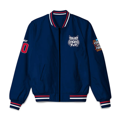 Arizona - NCAA Men's Basketball : Mabil Mawut - Final Four NCAA® March Madness® 2026 Bomber Jacket-0