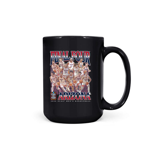 Arizona - NCAA Mens Basketball - Final Four® NCAA® March Madness® 2026 Coffee Mug-0