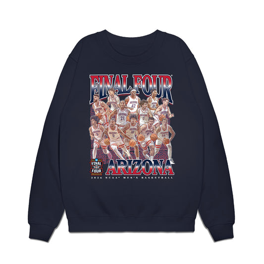 Arizona - NCAA Men's Basketball : - Final Four NCAA® March Madness® 2026 Premium Crewneck Sweatshirt-0