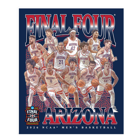 Arizona - NCAA Mens Basketball - Final Four® NCAA® March Madness® 2026 Poster 20x24-0