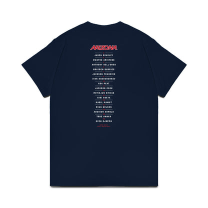Arizona - NCAA Mens Basketball - Final Four® Roster NCAA® March Madness® 2026 Comfort Colors T-Shirt-1