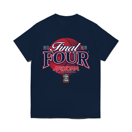 Arizona - NCAA Mens Basketball - Final Four® Roster NCAA® March Madness® 2026 Comfort Colors T-Shirt-0