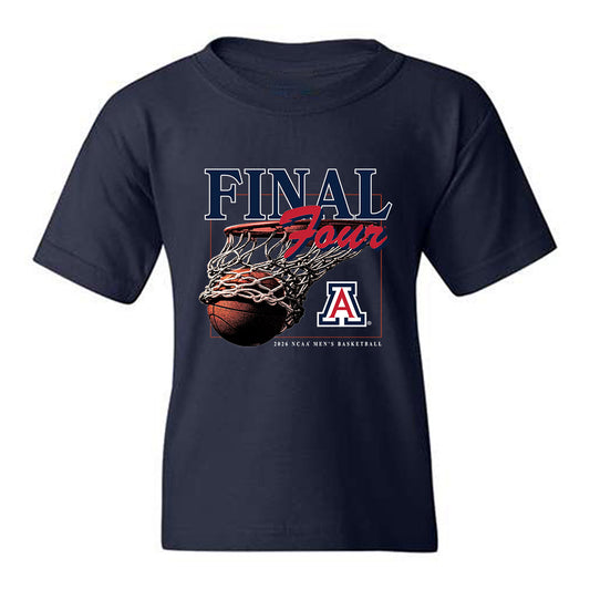 Arizona - NCAA Mens Basketball - Final Four® NCAA® March Madness® 2026 Youth T-Shirt-0