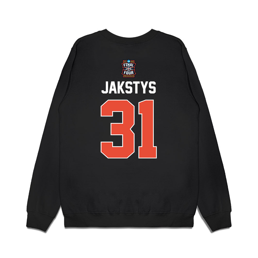 Illinois - NCAA Men's Basketball : Jason Jakstys - Final Four NCAA® March Madness® 2026 Premium Crewneck Sweatshirt-1