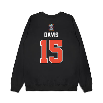Illinois - NCAA Men's Basketball : Jake Davis - Final Four NCAA® March Madness® 2026 Premium Crewneck Sweatshirt-1