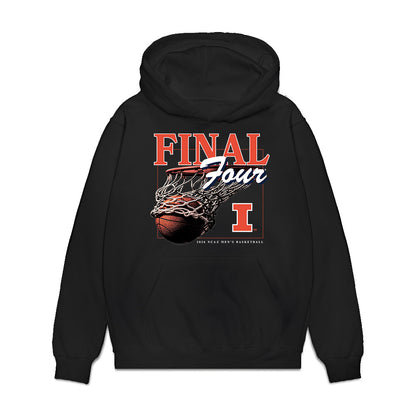 Illinois - NCAA Men's Basketball : AJ Redd - Final Four NCAA® March Madness® 2026 Premium Hooded Sweatshirt-0