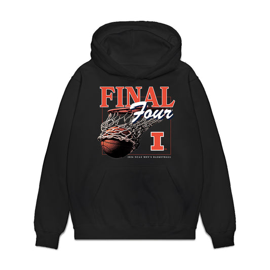 Illinois - NCAA Men's Basketball : AJ Redd - Final Four NCAA® March Madness® 2026 Premium Hooded Sweatshirt-0