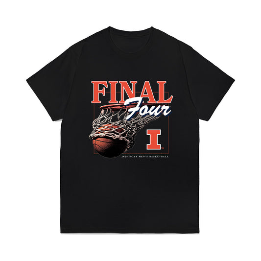 Illinois - NCAA Men's Basketball : Brandon Lee - Final Four NCAA® March Madness® 2026 Comfort Colors T-Shirt-0
