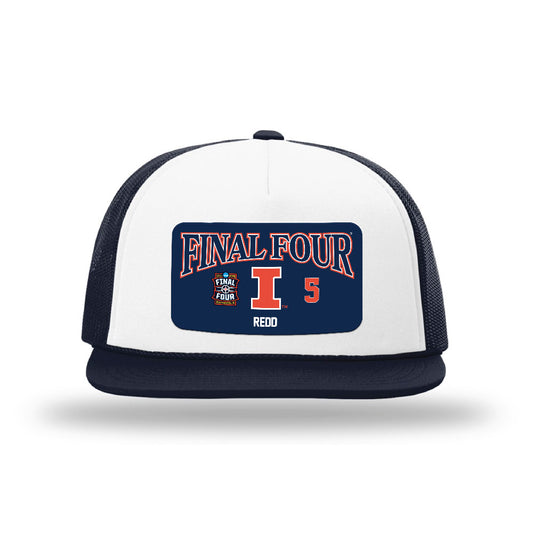 Illinois - NCAA Men's Basketball : AJ Redd - Final Four NCAA® March Madness® 2026 Foamie Trucker Cap-0