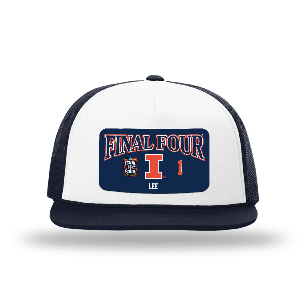Illinois - NCAA Men's Basketball : Brandon Lee - Final Four NCAA® March Madness® 2026 Foamie Trucker Cap-0