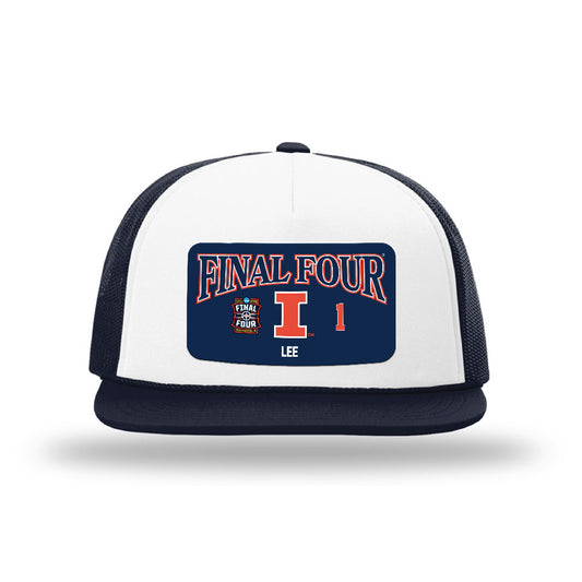 Illinois - NCAA Men's Basketball : Brandon Lee - Final Four NCAA® March Madness® 2026 Foamie Trucker Cap-0