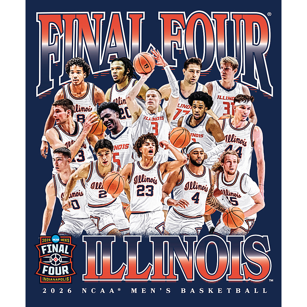 Illinois - NCAA Mens Basketball - Final Four® NCAA® March Madness® 2026 Poster 20x24-0