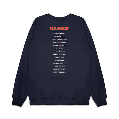Illinois - NCAA Men's Basketball : - Final Four NCAA® March Madness® 2026 Premium Crewneck Sweatshirt-1