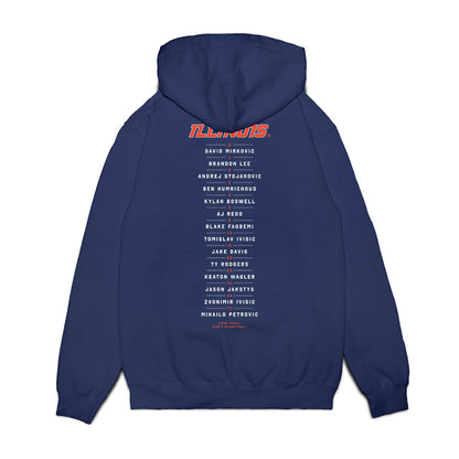 Illinois - NCAA Men's Basketball : - Final Four NCAA® March Madness® 2026 Fleece Hooded Sweatshirt-1