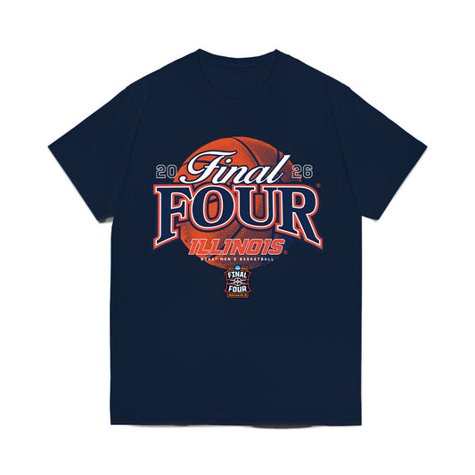 Illinois - NCAA Men's Basketball : - Final Four NCAA® March Madness® 2026 Comfort Colors T-Shirt-0