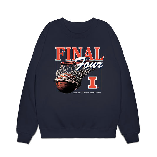 Illinois - NCAA Men's Basketball : - Final Four NCAA® March Madness® 2026 Premium Crewneck Sweatshirt-0