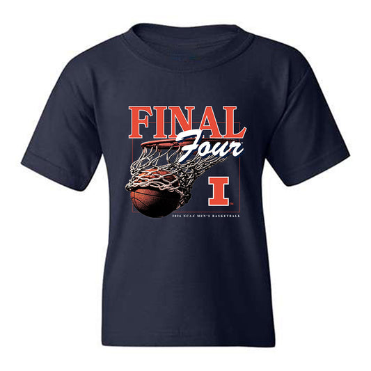 Illinois - NCAA Men's Basketball : - Final Four NCAA® March Madness® 2026 Youth T-Shirt-0