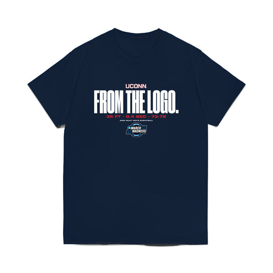 UConn - NCAA Men's Basketball : Braylon Mullins - From The Logo NCAA® March Madness® 2026 Comfort Colors T-Shirt-0