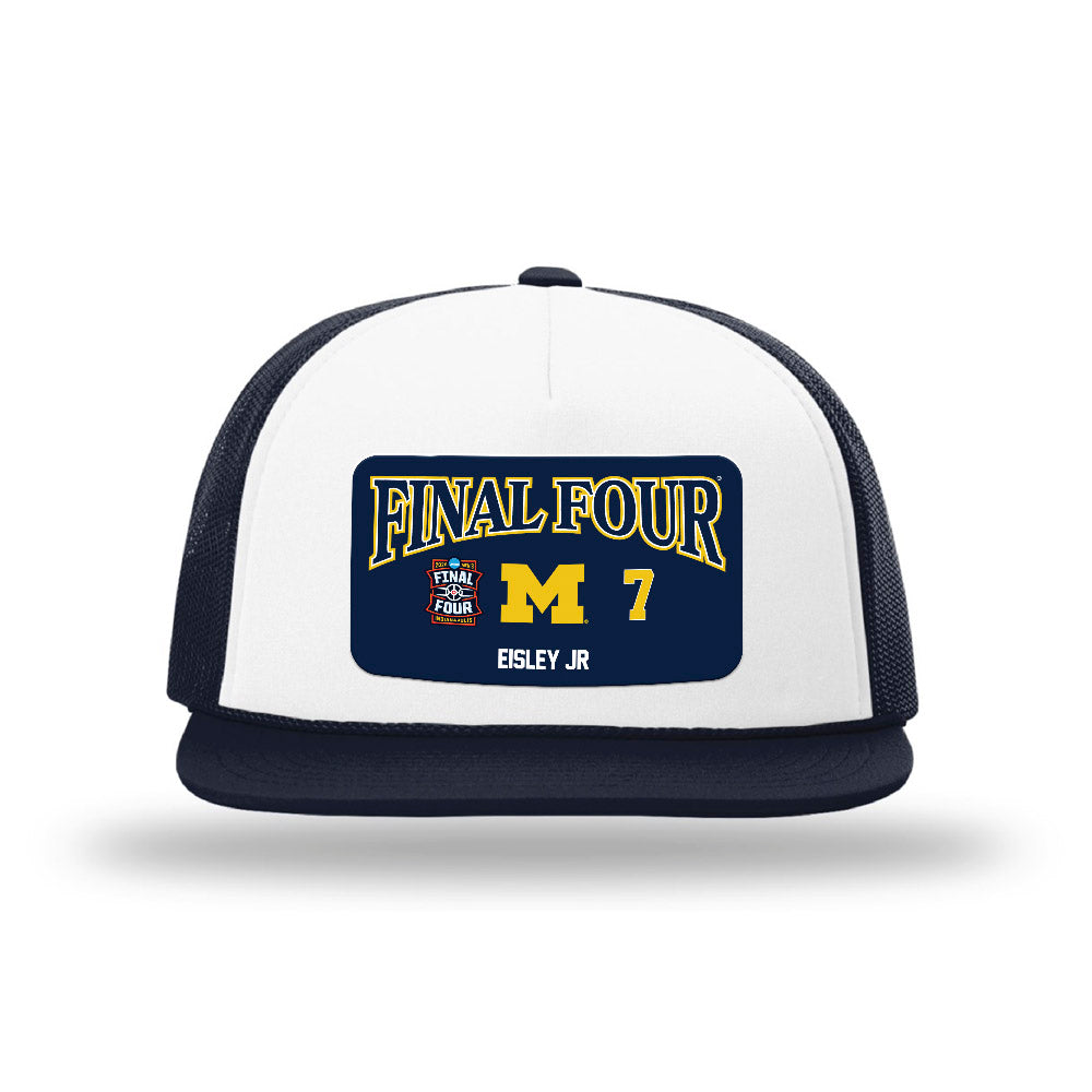 Michigan - NCAA Men's Basketball : Howard Eisley Jr - Final Four NCAA® March Madness® 2026 Foamie Trucker Cap-0