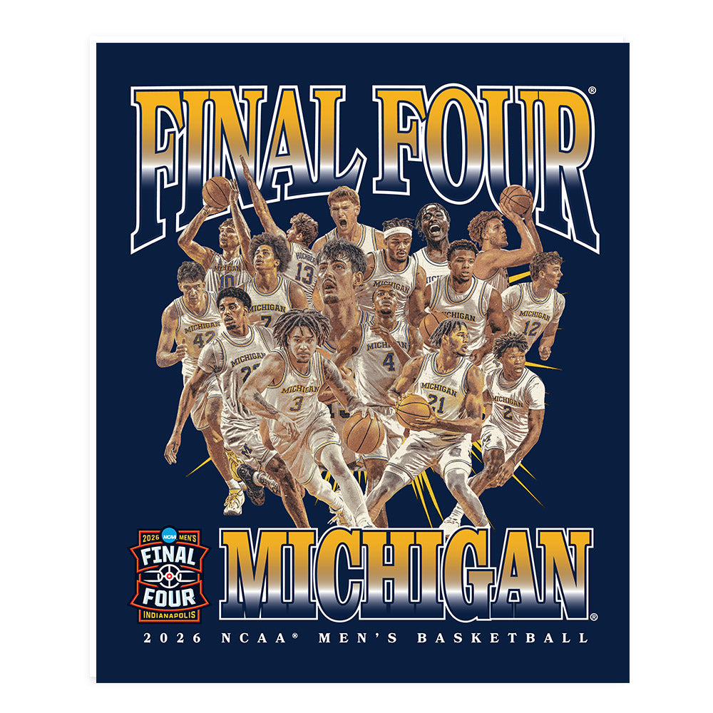 Michigan - NCAA Men's Basketball : Final Four® NCAA® March Madness® 2026 Poster 20x24-0